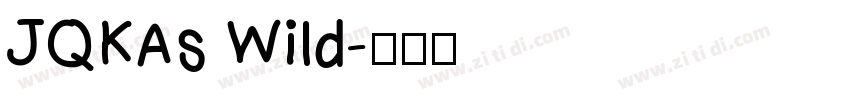 JQKAs Wild字体转换